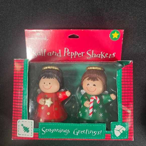Hallmark "Seasons Greetings" Angel Salt And Pepper Shaker Set - Picture 9 of 9